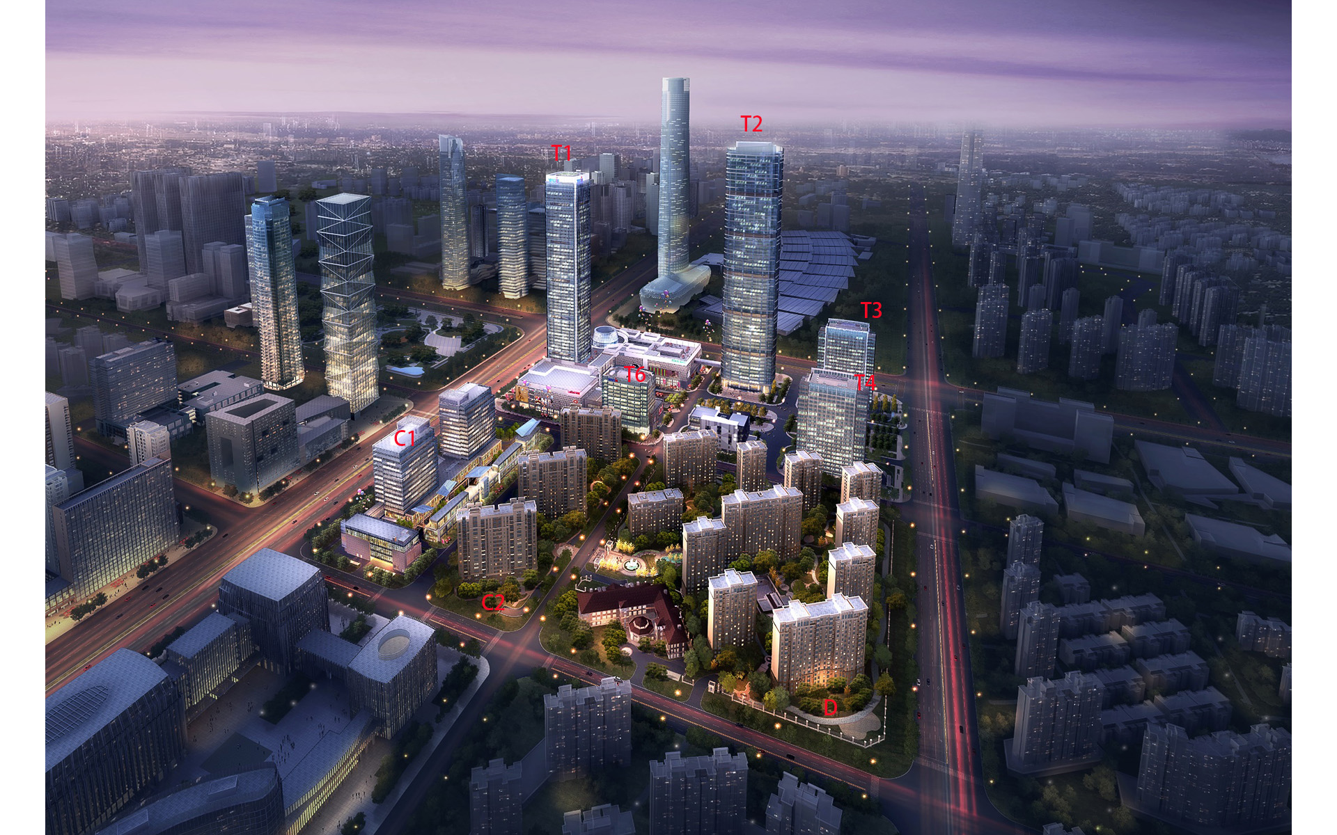 南京华新城整体规划开发